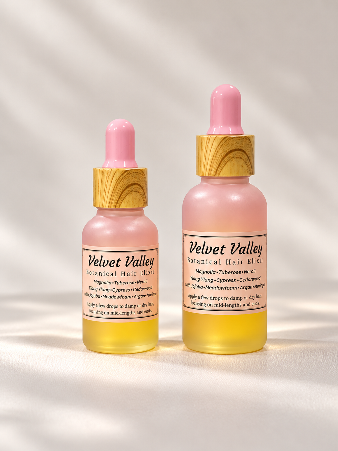 Velvet Valley Botanical Hair Elixir – two sizes, 15ml and 30ml